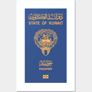 Kuwaiti passport Posters and Art